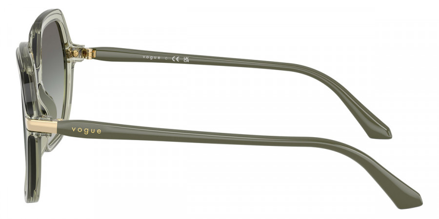 Color: Transparent Green/Full Military Green (302211) - Vogue Eyewear VO5561S30221156