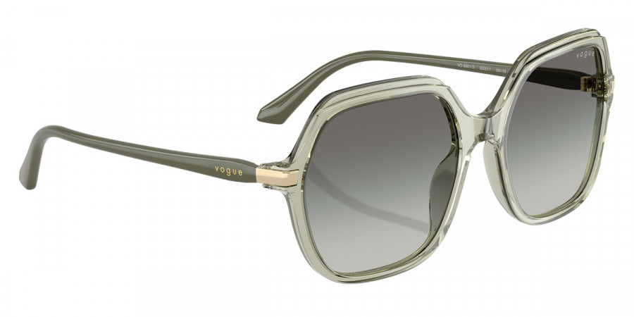 Color: Transparent Green/Full Military Green (302211) - Vogue Eyewear VO5561S30221156