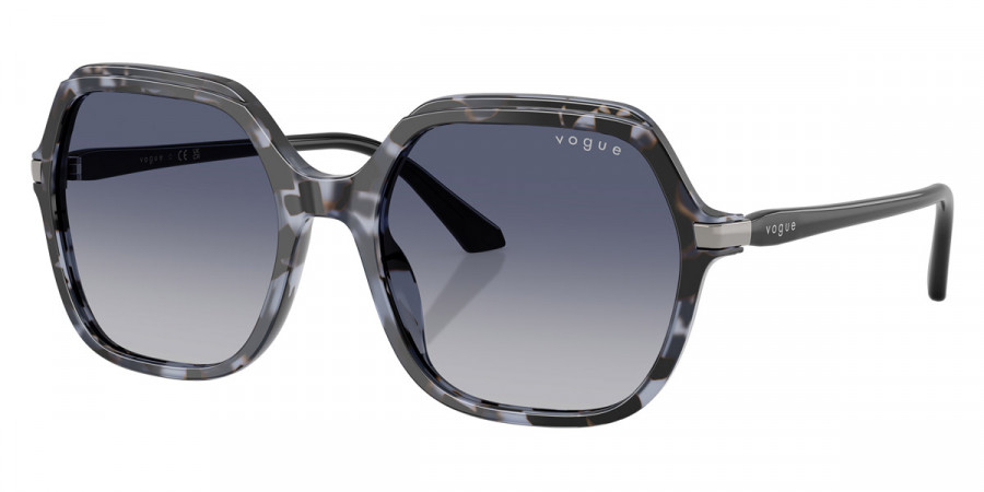 Color: Blue Tortoise/Black (31474L) - Vogue Eyewear VO5561S31474L56