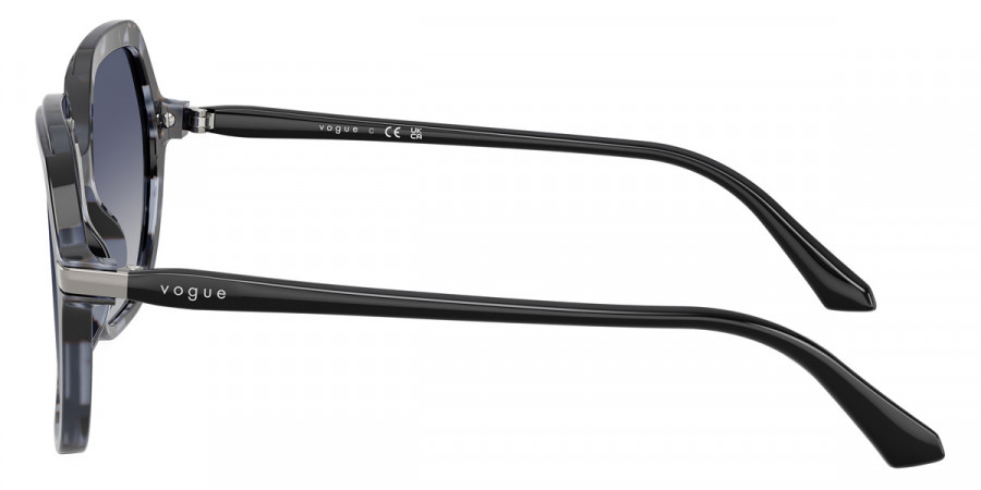 Color: Blue Tortoise/Black (31474L) - Vogue Eyewear VO5561S31474L56