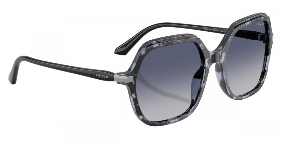 Color: Blue Tortoise/Black (31474L) - Vogue Eyewear VO5561S31474L56