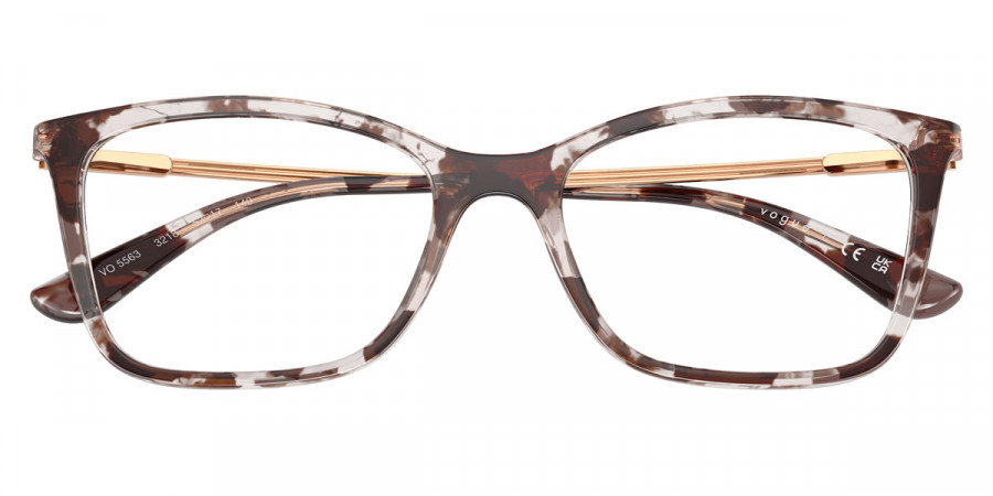 Color: Gray Havana/Rose Gold (3218) - Vogue Eyewear VO5563321851