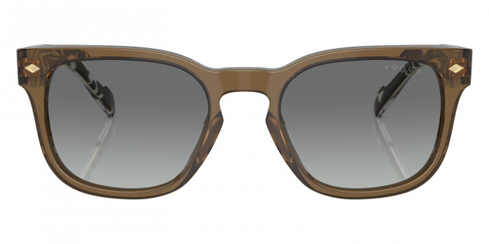 vogue eyewear™ VO5571S 314411 53 - Transparent Olive Green/Top Crystal/Gray Havana
