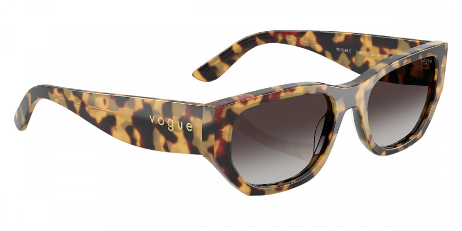 Color: Yellow Tortoise (26058G) - Vogue Eyewear VO5586S26058G53