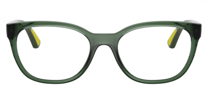 vogue eyewear™ VY2033 3207 46 - Transparent Dark Green/Full Dark Green/Lime Rubber