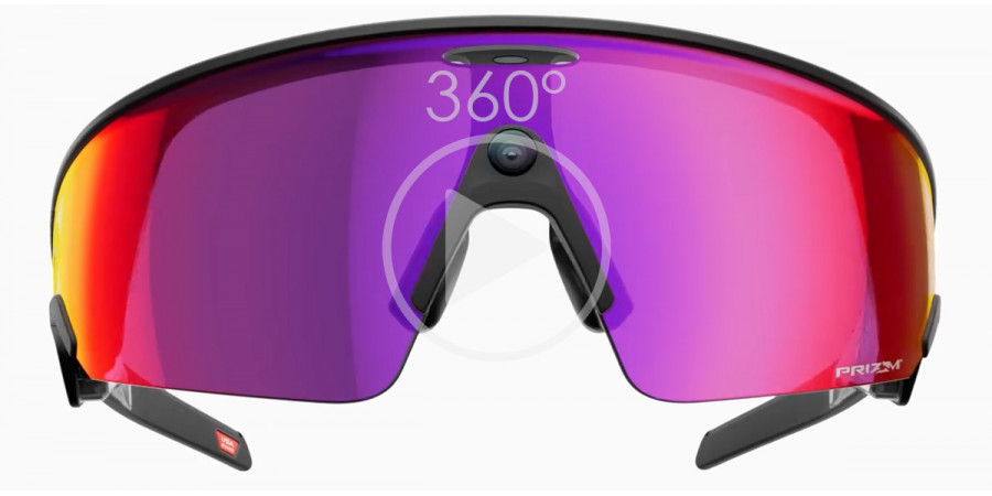 META Vanguard OW8001 800101 in Matte Black frame with Prizm Road lenses