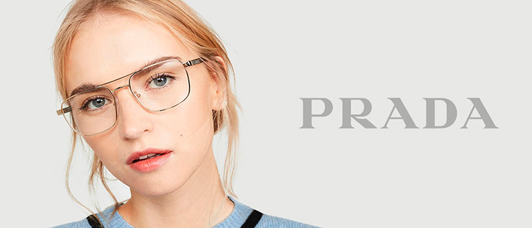 Prada Aviator Eyeglasses & Frames