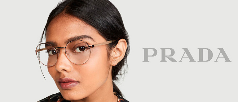 Prada Round Eyeglasses & Frames