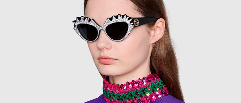 Sunglasses: Glitter Color