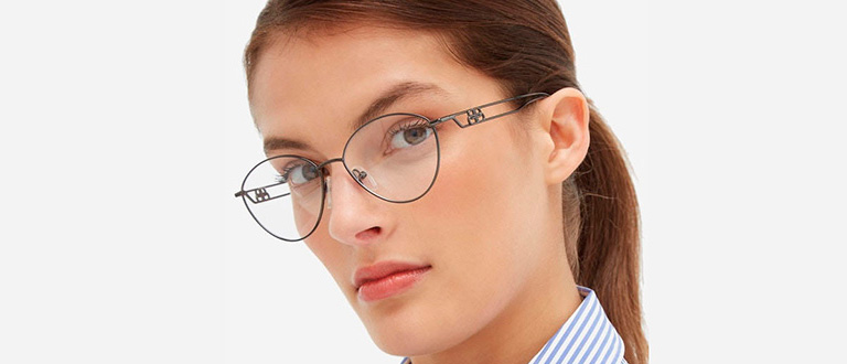 Eyeglasses: Gunmetal Frame