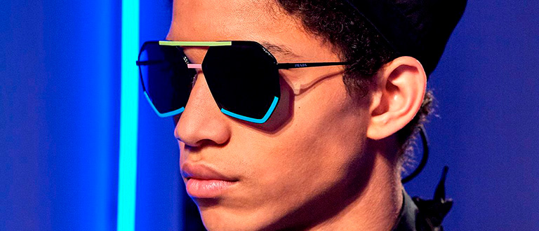 Geometric Sunglasses Frame for Men