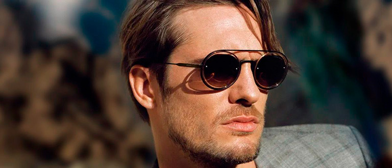 Men's Round Sunglasses