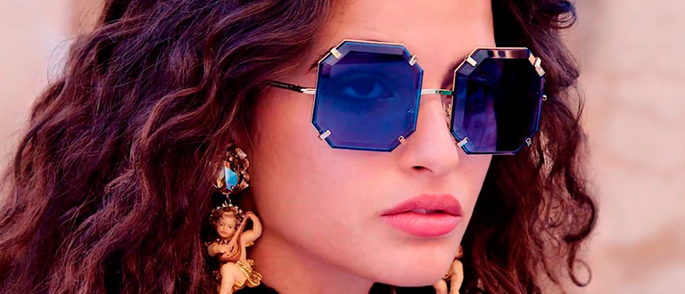 Geometric Sunglasses Frame for Women