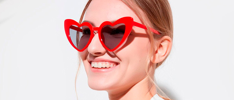 Heart Sunglasses Frame for Women