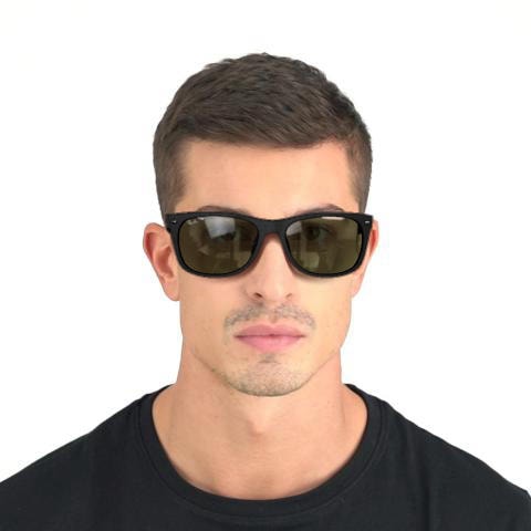Ray-Ban™ New Wayfarer RB2132F 901/3A 55 Black Sunglasses