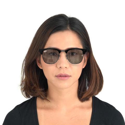 Clubmaster sunglasses on face clearance