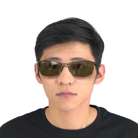 Ray-Ban™ RB3534 002 59 Black Sunglasses