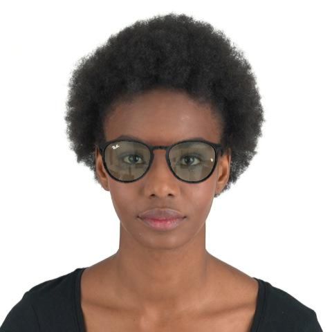 Ray Ban Erika Metal RB3539 002 Q6 54 Black Sunglasses