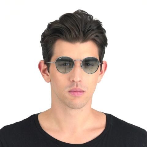 Ray-Ban™ David RB3582 003/3M 53 Silver Sunglasses