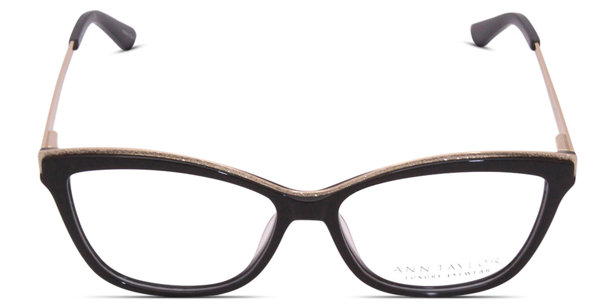 Ann Taylor™ AT010 c01 54 Black/Gold Eyeglasses