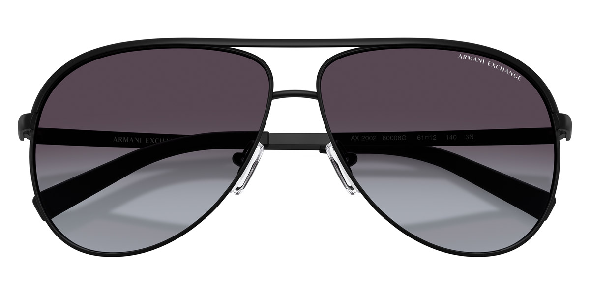 Color: Matte Black (60008G) - Armani Exchange AX200260008G61