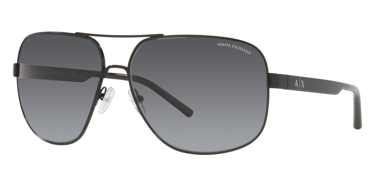 Armani Exchange™ AX2030S 6000T3 64 Black Sunglasses