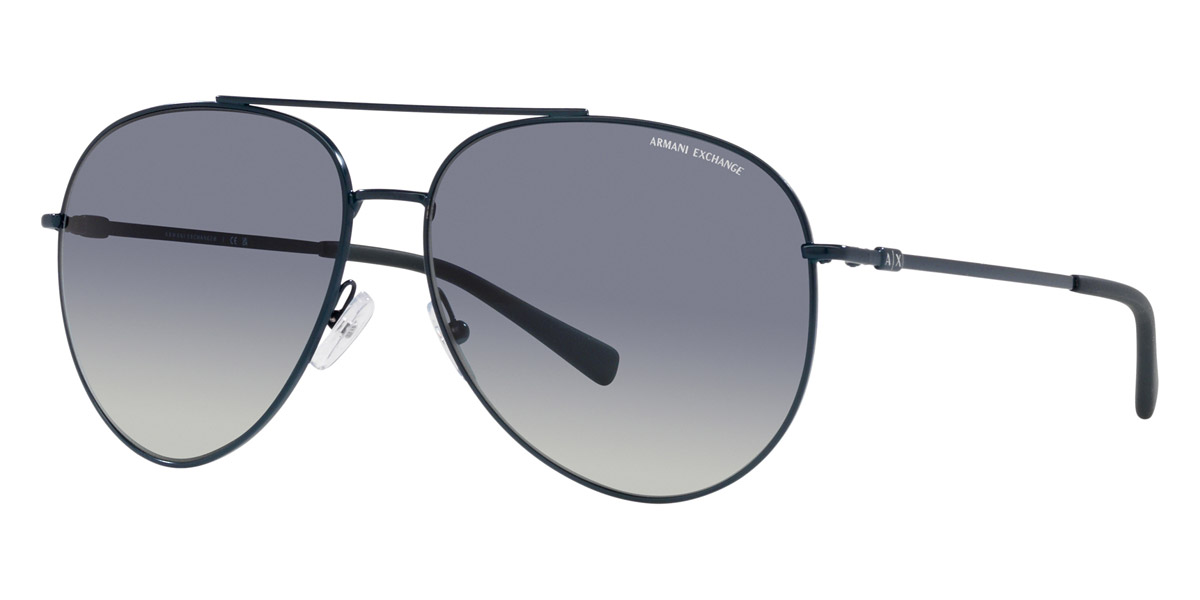 Armani Exchange™ AX2043S Aviator Sunglasses | EyeOns.com