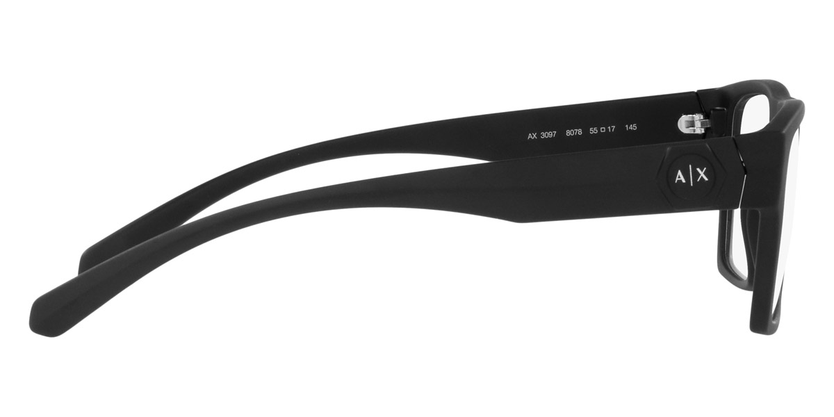 Armani Exchange™ AX3097 8078 55 Matte Black Eyeglasses