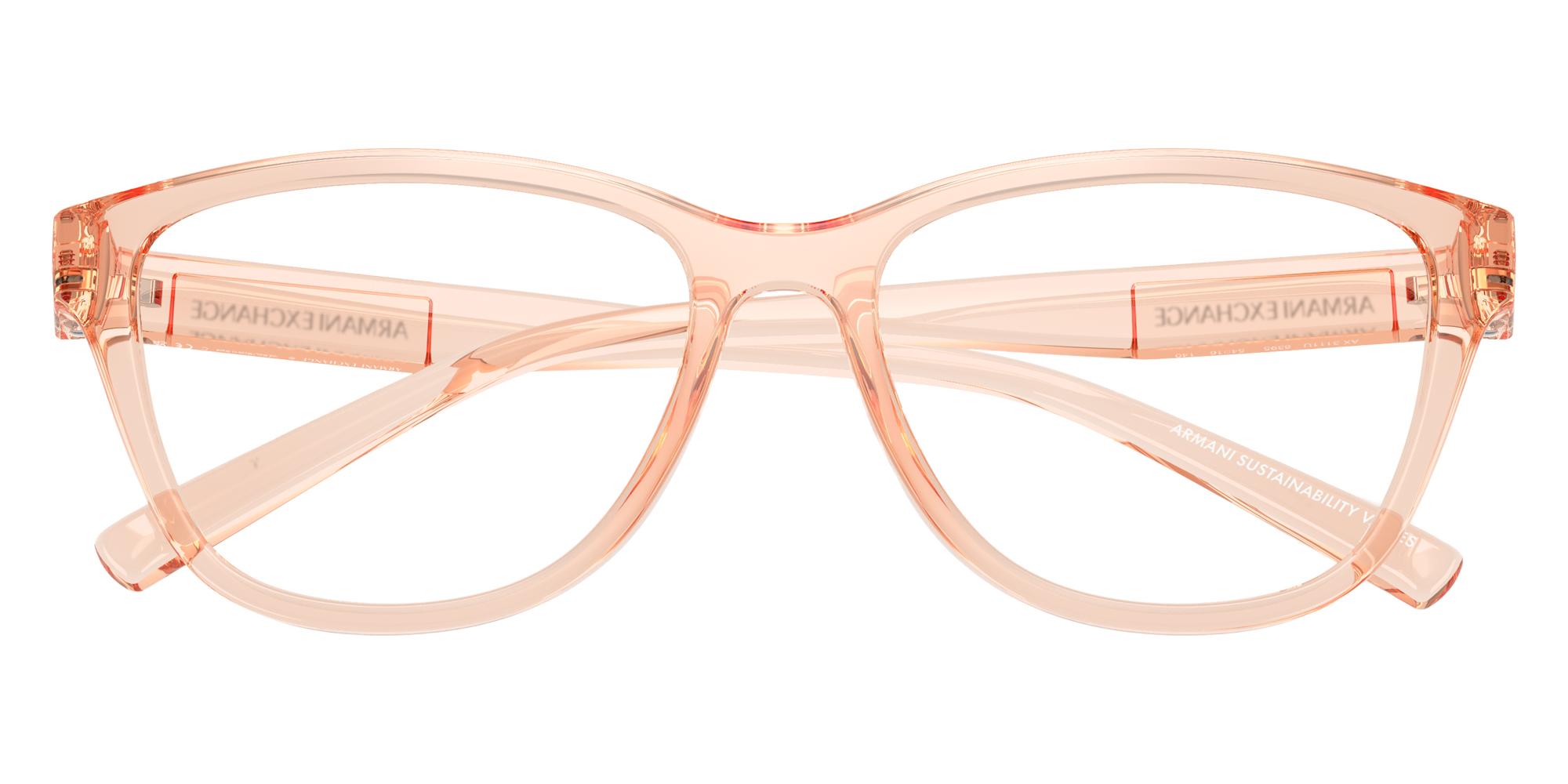 Color: Transparent Peach (8395) - ARMANI EXCHANGE AX3111U839554