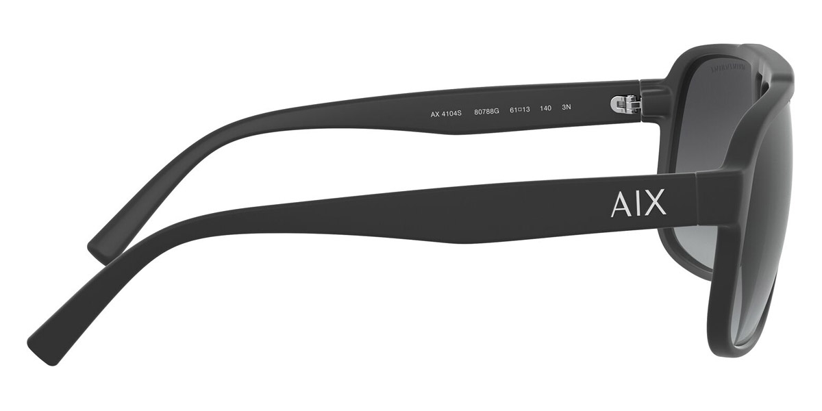 Color: Matte Black (80788G) - Armani Exchange AX4104S80788G61