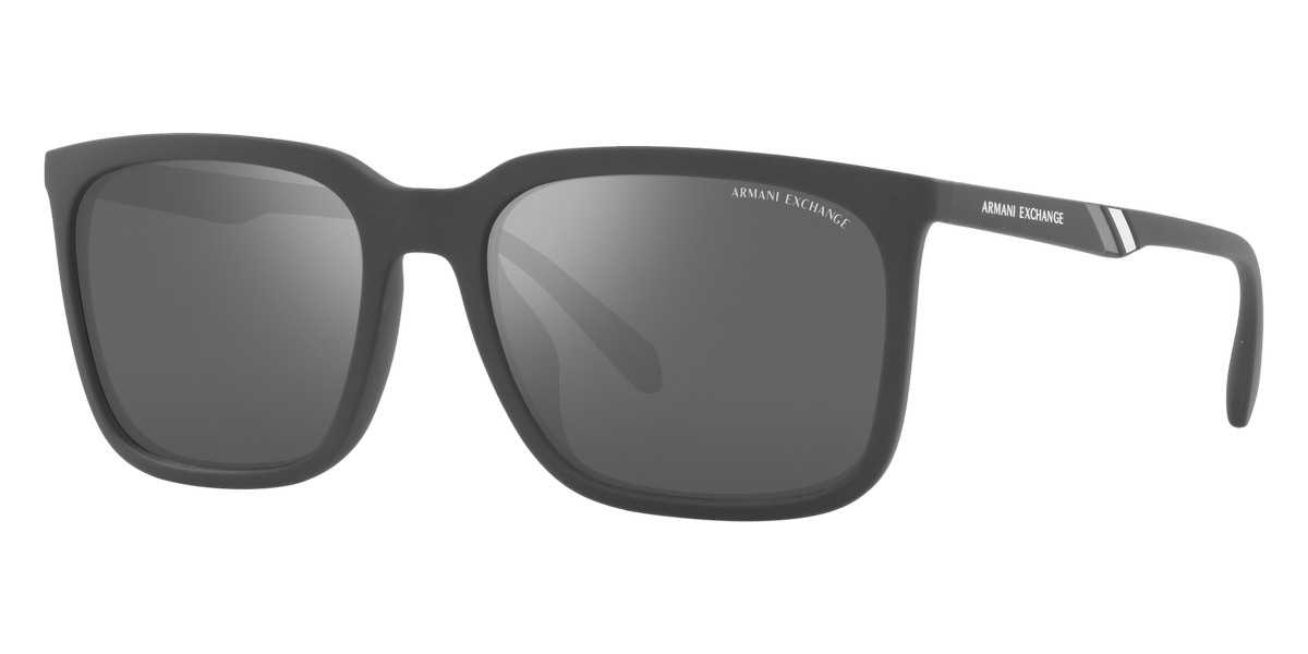 Armani Exchange AX4117SU 81806G 57 Matte Gray Sunglasses