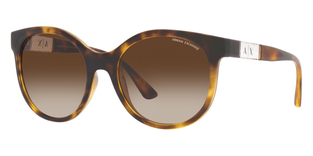 Armani Exchange™ AX4120S 821313 54 Shiny Havana Sunglasses
