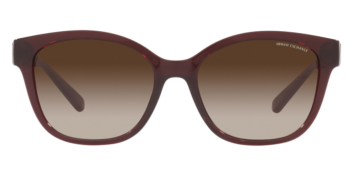 Armani Exchange™ AX4127S 824113 54 Shiny Transparent Red Sunglasses