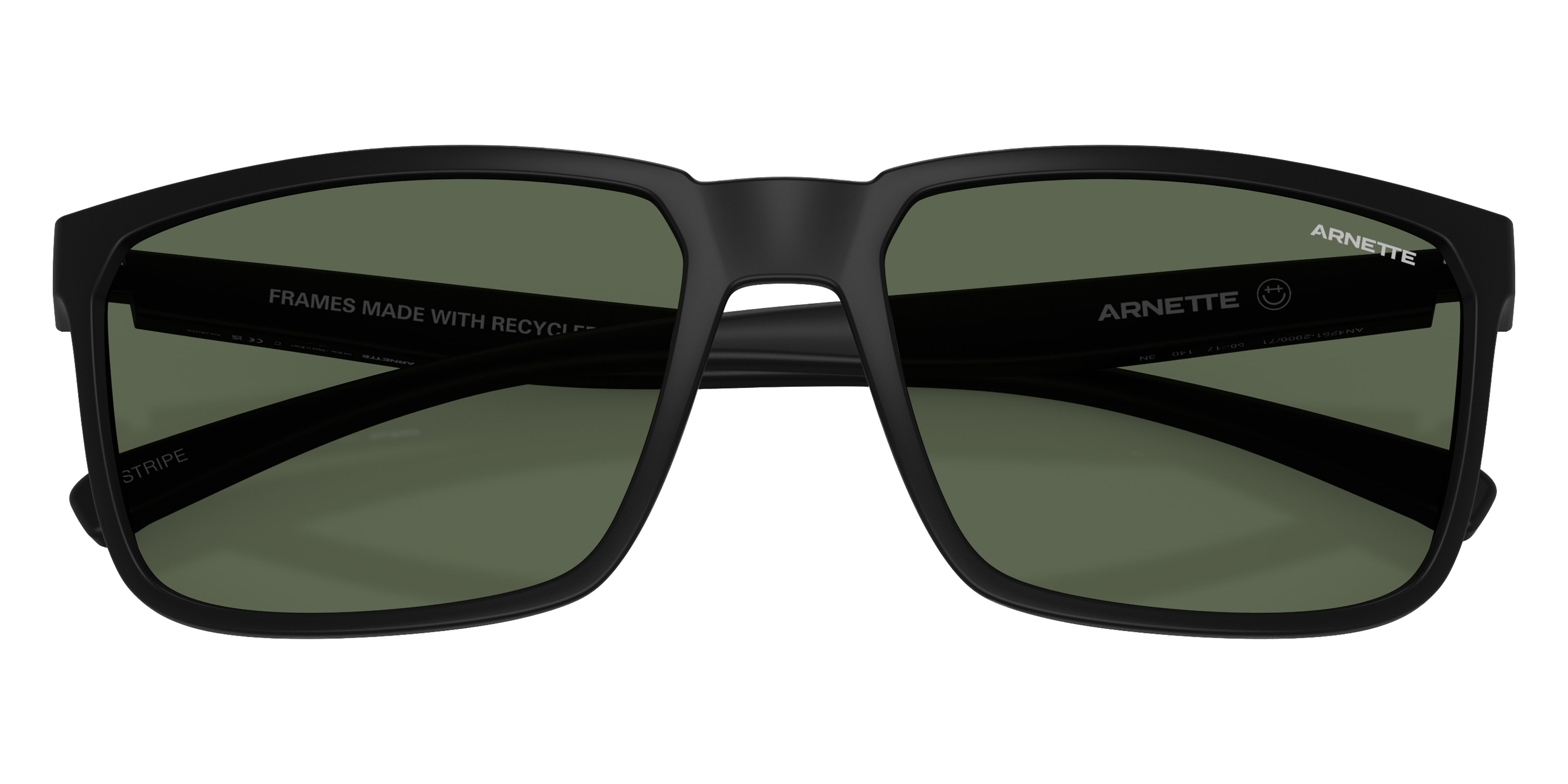 Color: Recycled Matte Black (290071) - ARNETTE AN425129007158