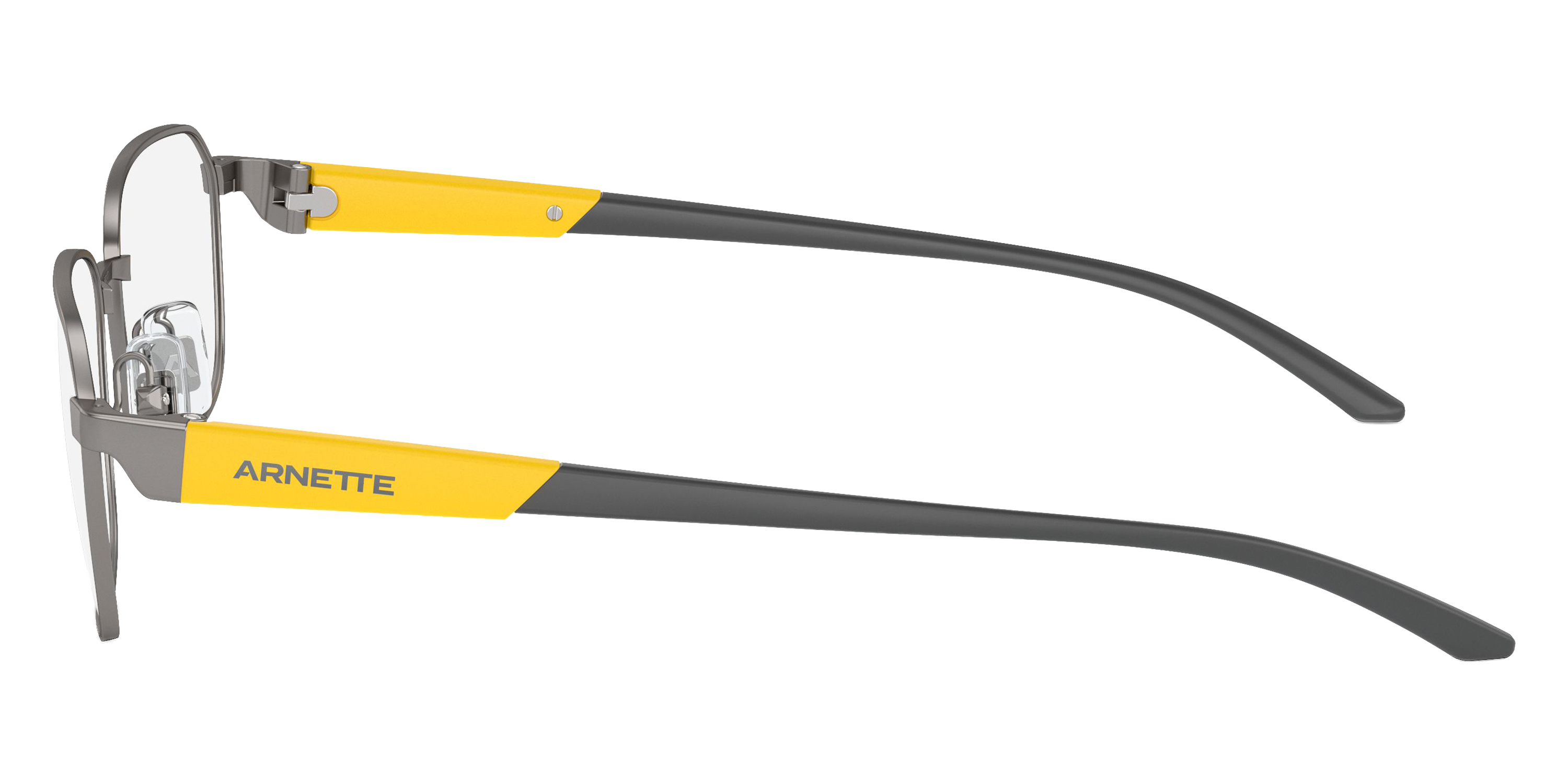 Color: Matte Gunmetal/Matte Yellow/Matte Dark Gray (745) - Arnette AN613774555