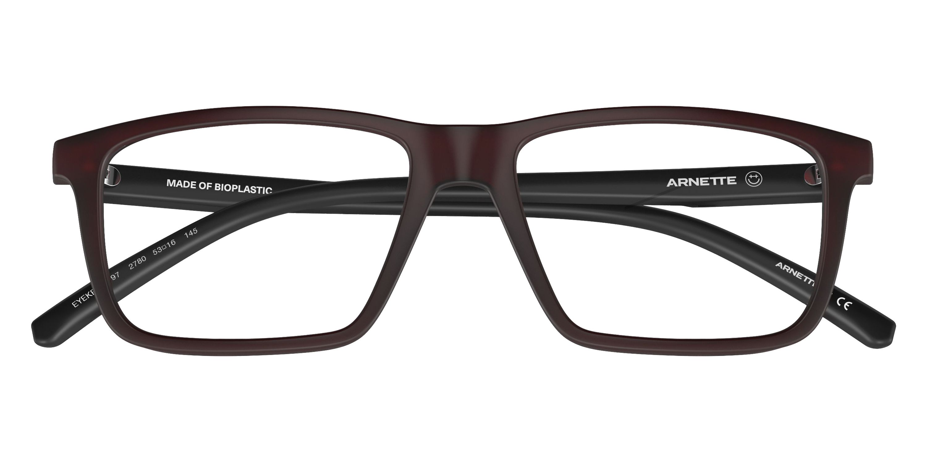 Color: Matte Transparent Red/Matte Black (2780) - Arnette AN7197278053