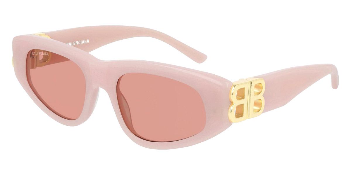 Balenciaga™ Dynasty BB0095S 003 53 Pink/Gold Sunglasses