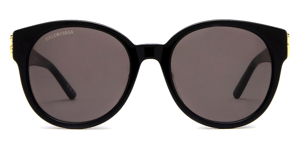 Balenciaga™ BB0134SA 001 55 Black/Gold Sunglasses