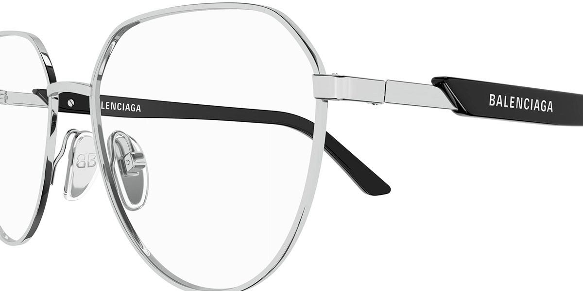 Color: Silver/Black (001) - Balenciaga BB0249O00155