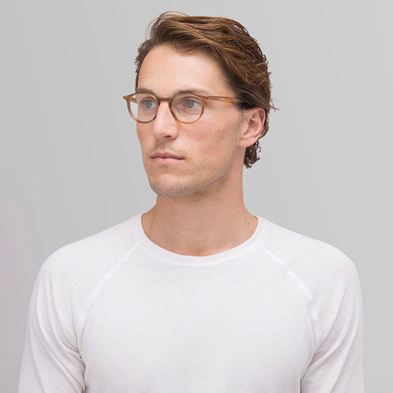 Barton Perreira™ Norton UMT 48 Umber Tortoise Eyeglasses