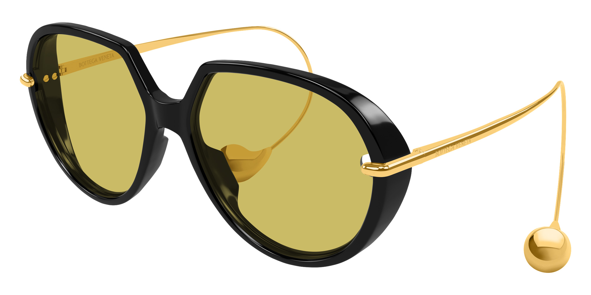 Color: Black/Gold (001) - Bottega Veneta BV1436S00160