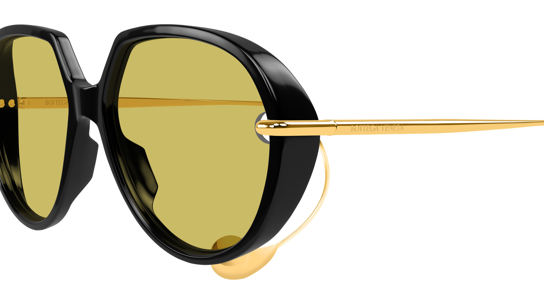 Color: Black/Gold (001) - Bottega Veneta BV1436S00160