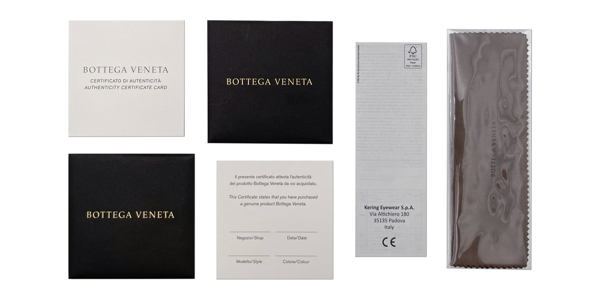 Bottega Veneta™ BV1097OA 001 56 Black Eyeglasses