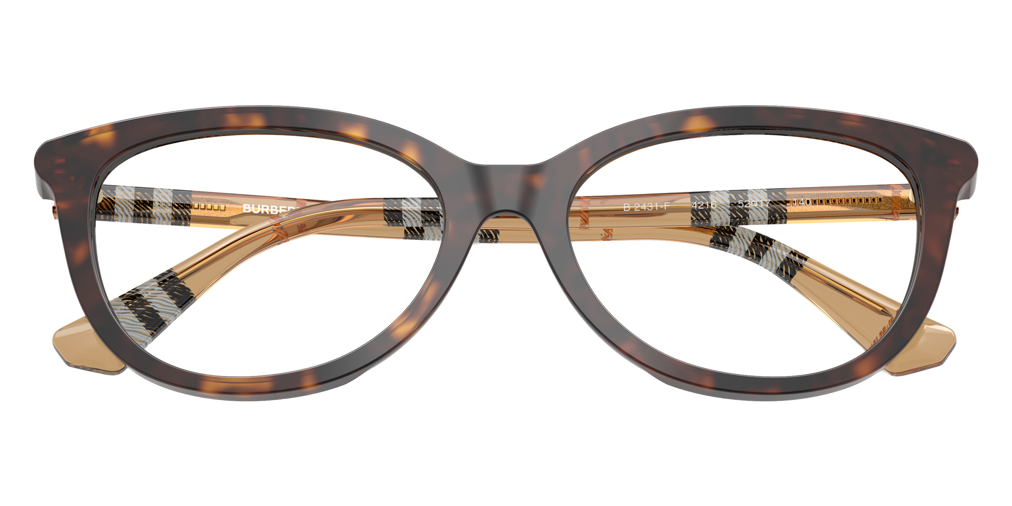 Color: Dark Havana (4216) - BURBERRY BE2431F421652