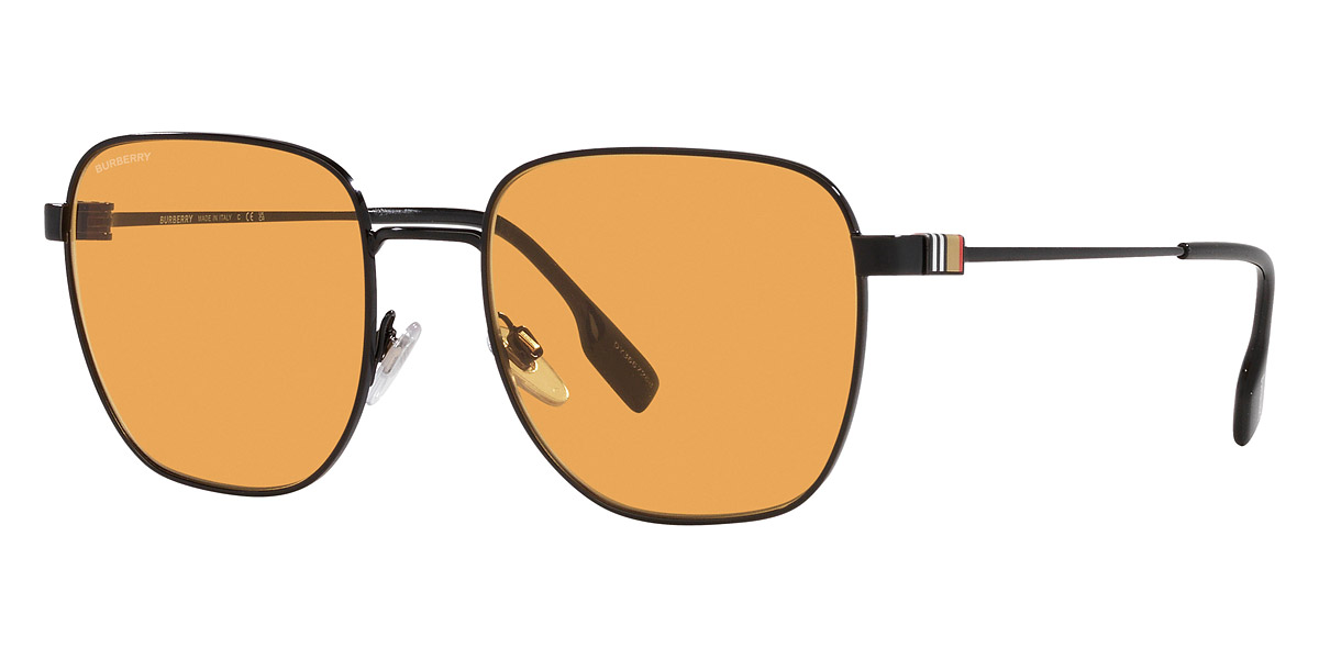 Burberry Drew BE3142 1001 7 55 Black Sunglasses