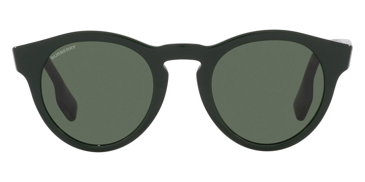 Burberry™ Reid BE4359 399771 49 Green Sunglasses