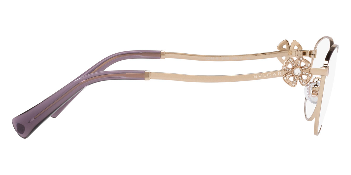 Bvlgari™ BV2248B 2035 52 Pink Gold/Purple Eyeglasses