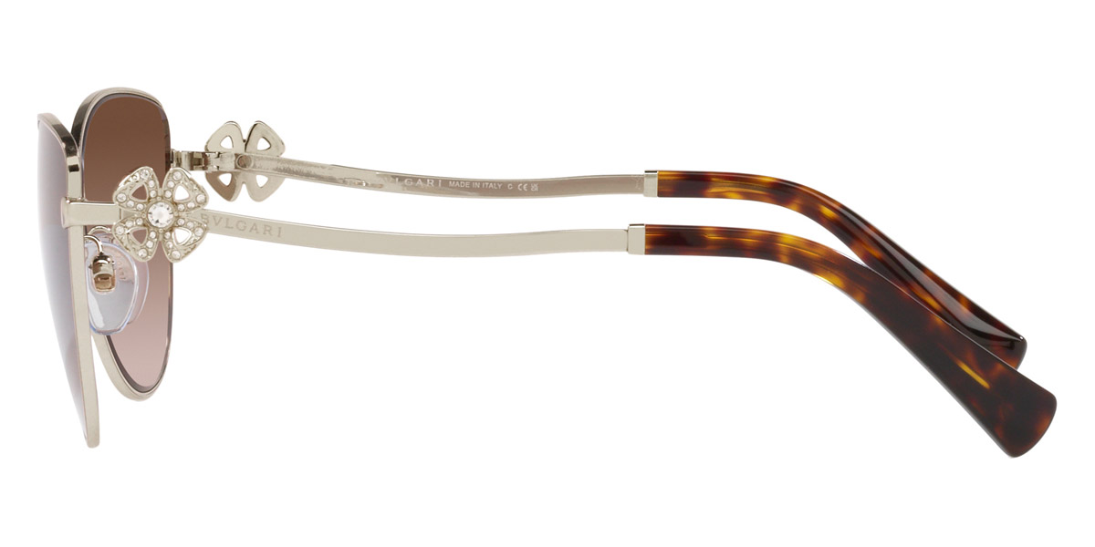 Bvlgari™ BV6185B 278/13 57 Pale Gold Sunglasses