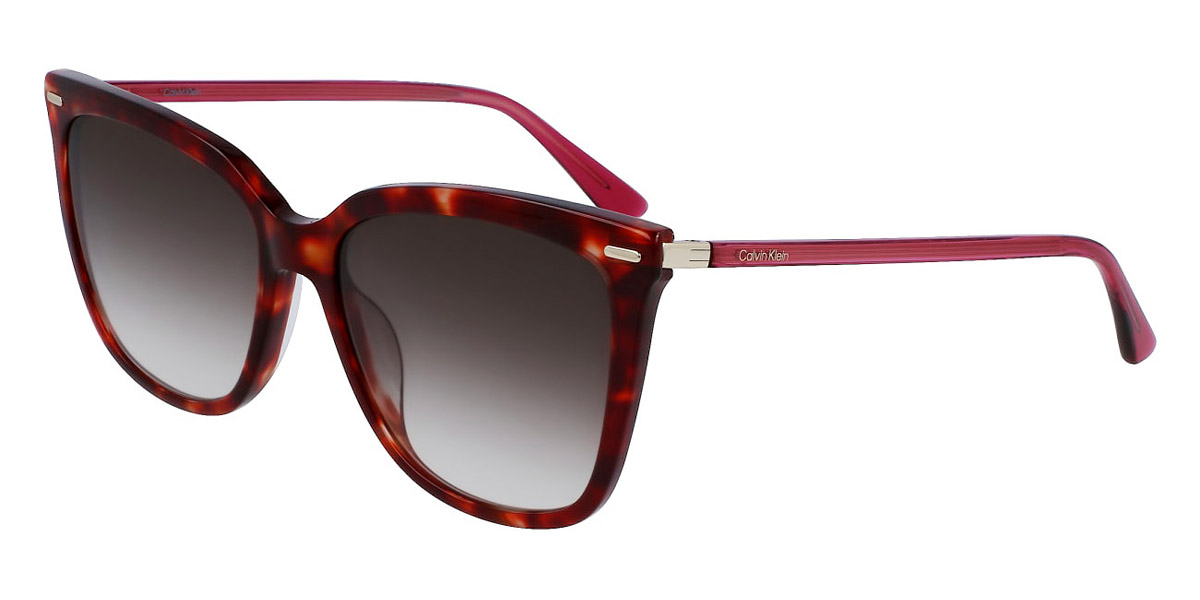 Color: Burgundy Havana (609) - Calvin Klein CKOCK22532S60956