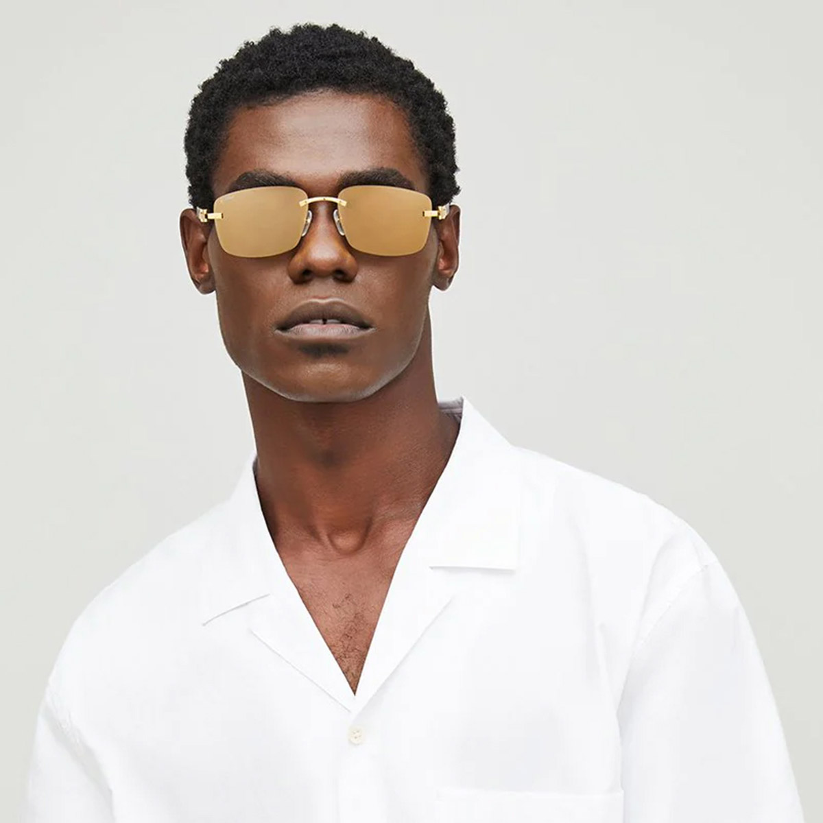 Color: Gold/Brown (001) - Cartier CT0013RS00158